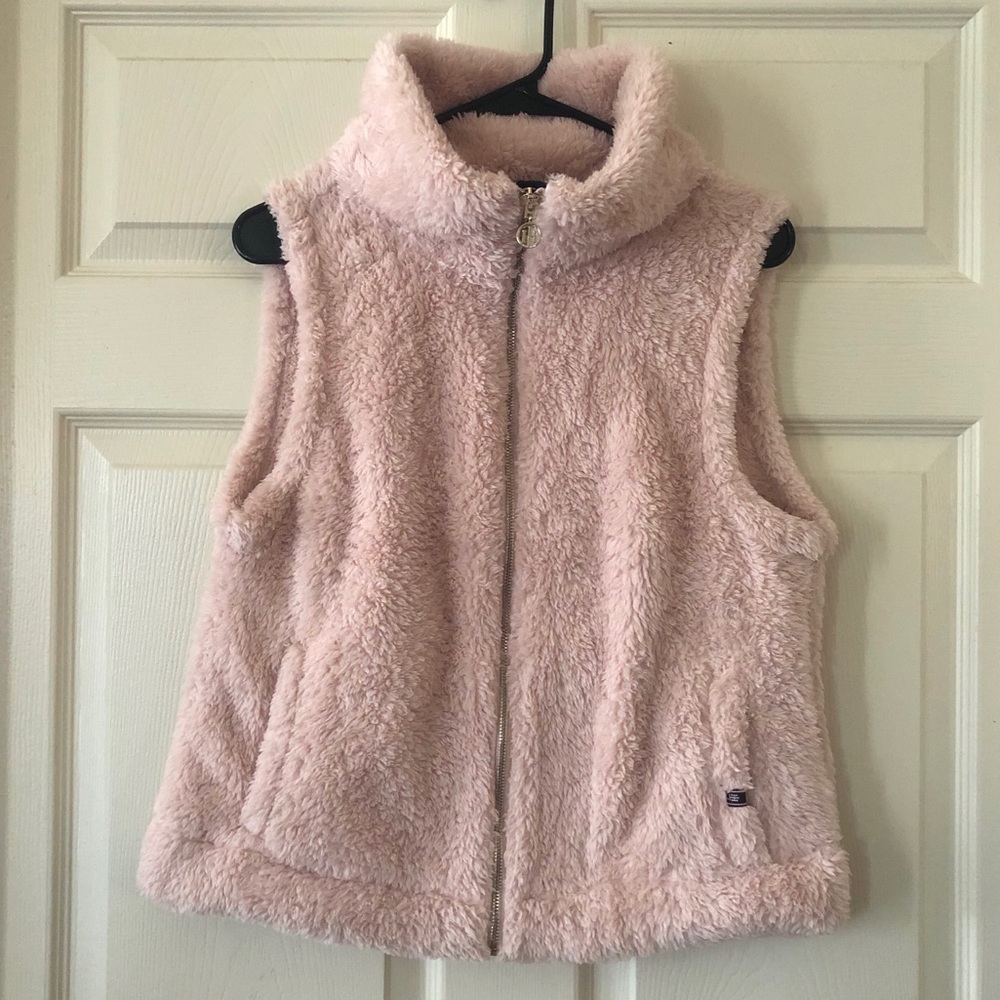 Tommy Hilfiger fleece vest pink